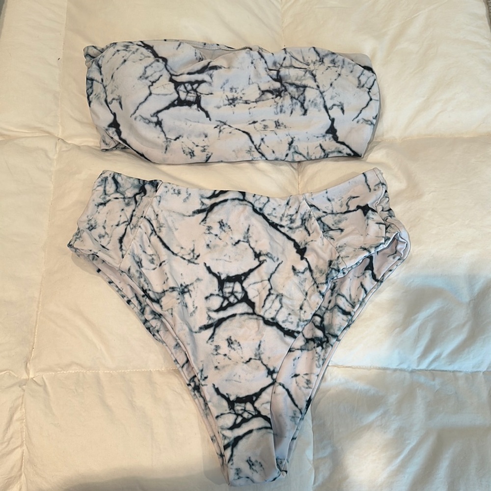 Pretty marble bathing suit